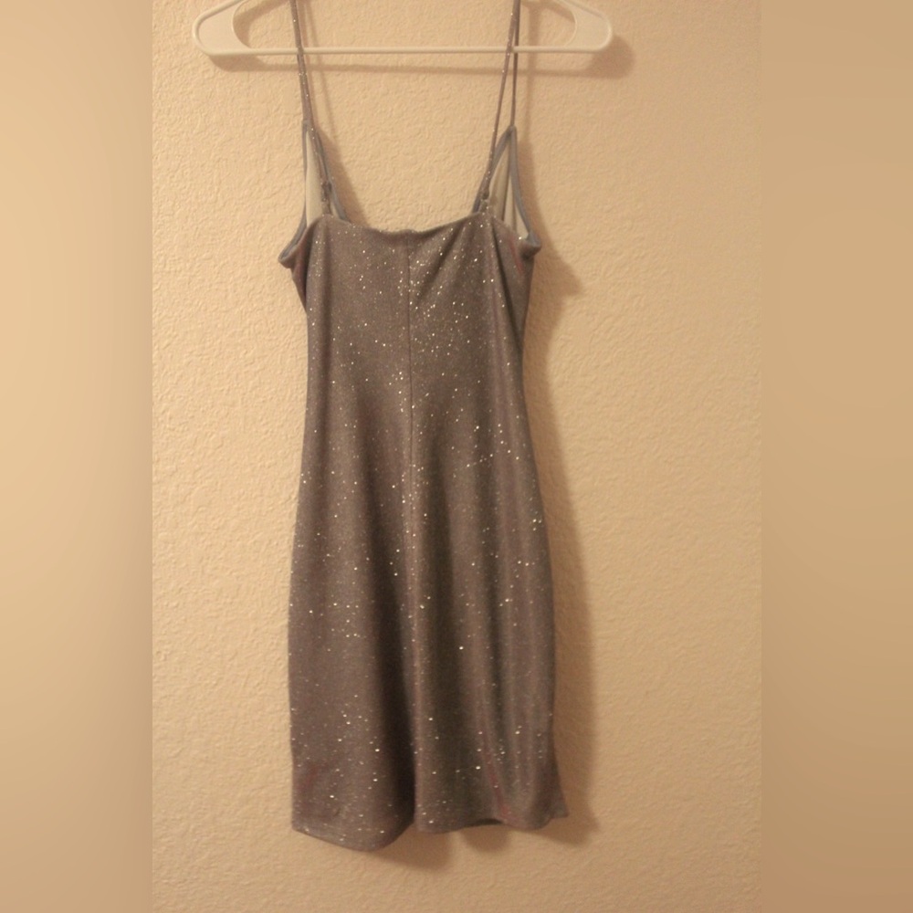 Sparkly cocktail dress. Size 1. Purple, blue, and pink. Brand: IN San Francisco.